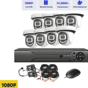 5MP 1080P CCTV DVR 4/8/ Channel Video Home Security Recorder For Camera System