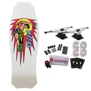 Hosoi Skateboard Complete Rocket Air White 10.25" x 30.25" Old School