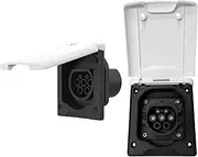 RV New Energy Interface 220V 32A, Camper EV Power Charging Socket External Interface System Power Box New Energy Charging Port for Motorhome Marine Ship