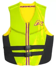 Airhead Swoosh Neolite Kwik-Dry Adult Life Vest Lime XXL