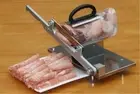 Stainless Steel Manual Frozen Meat Slicer Beef Slicing Cutting Vegetable Hand eh