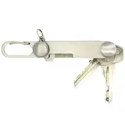 Connect Stainless Steel Carabiner Mikey Key Ring w/ Multi-Tools Silver 14cm