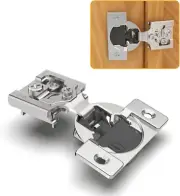 8 Pack 1/2" Overlay 4D Soft Close Concealed Hinges for Face Frame Door