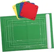 Gogogmee Puzzle Mat Storage Organizer Jigsaw Felt Mat Puzzle Storage Blanket for Boys and Girls Toys Green Random Color