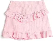 [Koton] Girls's Mini Ruffle Elastic Waistband Textured Skirt