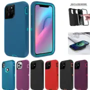 Tough Heavy Duty Shockproof Hybrid Case Cover For iPhone XS 11 12 13 Pro Max XR