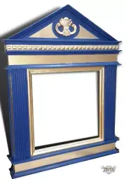 Vintage Ornate Tabernacle Picture Frame 12X12 Wood Art Decor Gallery