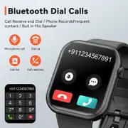 Smart Watch Answer/Make a Call Bluetooth Smart Watch for iPhone Android Heart Rate/Sleep Monitoring Men's and Women's Watch