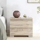 Elara 2 Drawer Bedside Table - Light Sonoma Oak