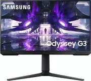 Gaming Monitor, Samsung - Odyssey G3 24" FHD Free Sync 165Hz, 1Ms - Black