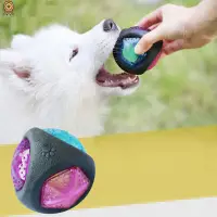 在飛比找蝦皮購物優惠-狗狗玩具球發聲抗咬牙訓練彈力發光球tpr寵物玩具帶聲音發光特