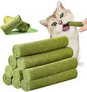 50g Cat Grass Stick Treats - Freeze-Dried Snacks for Cleaning Teeth, Removing Hair Balls - Edible Chew Toys for Kittens