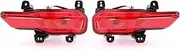 SILILAN Car Right Rear Bumper Fog Light Parking Warning Reflector Taillights Fit for Changan CS35 Plus 2018