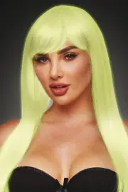 Pleasure Wigs Amber Glow In The Dark Wig