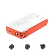 Philips 65W 5 in 1 Multi-function Mobile Power Supply with AC and USB-C Dual Charging - Free Adapter*3 - Comes with USB-C Cable DLP6350CW