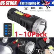 Super Bright 999000000 LM LED Torch Tactical Flashlight Lantern Rechargeable US