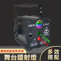 在飛比找PChome24h購物優惠-LED激光鐳射燈 舞台彩燈 頻閃七彩燈 聲控閃光燈 鐳射燈家