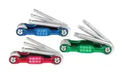 Performance Tool W80291 Aluminum Metric/SAE Fold-Up Handle Hex & Star Key Set
