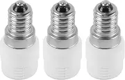 Laroal 3 Pack E14 to G9 Bulb Socket Adapter Converter for Energy Efficiency