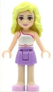 LEGO Friends Minifigure Naya Lavender Skirt (Genuine)