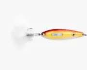 VMC Rattling Roach Spoon 1/8 oz - Glow Gold Fish - 1 5/8" Ice Fishing Lure