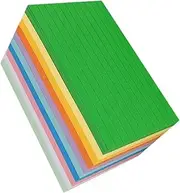 FUNNETOYU 500 Sheets Blank Index Cards for DIY Word Flashcards Portable Graffiti Cards for Office School and Daily Use Non Punched