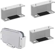 Desk Holder Shelf Rack - Laptop Holder Under Desk, Metal Under Desk Laptop Holder | Multifunctional Protective Tray Organizer Bracket with Screws, Laptop Storage Holder Rack for Cable Box, Laptop