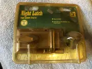 DEADBOLT - ILCO UNICAN 220-67-51 NIGHT LATCH SINGLE CYLINDER DEADBOLT LOCK NEW!!