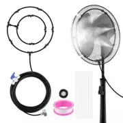 Fan Misting Kit for Outdoor Cooling, Mister Fan Cooling System Includes 27 FT...