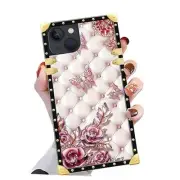 Case Compatible with iPhone 15 iPhone 15(6.1-inch) Butterfly Diamond