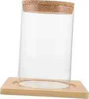 TOKIDNY Glass Terrarium Jar with Stopper Hydroponic Plant Container for Indoor Decoration for Succulent and Micro Landscape Arrangements Home Office Garden