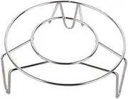 OFFSCH Stainless Steel Round Rack Stand for Home Kitchen Cooking Steam Rack for Baking Roasting Steady Three Leg Design Essential Cookware for Pots Pans