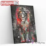 Paint By Numbers Canvas Art Draw Artist Painting Oil Kit Home Decor Animal Lion
