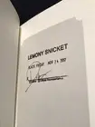 Lemony Snicket THE BAD BEGINNING Signed Daniel Handler HC NOV 24 2017 BRAND NEW!