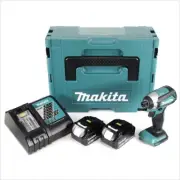 Makita DTD153ZJ Impact Wrench Battery 18V LXT 170 Nm 2x5Ah MAKPAC