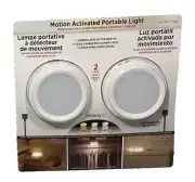 2 Pk INFINITY X1 Rechargeable Motion Activated LED Portable Under Cabinet Lights