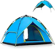 [Wind Tour] 2-3 Persons Instant Automatic Camping Tent, Waterproof Sun Shelters Backpacking Tents Quick Set up for Traveling, Hiking, Hunting, Fishing