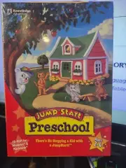 JumpStart Preschool AGES 2-4 Windows/Macintosh CD-ROM PC /NEW SEALED BIG BOX