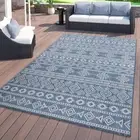 Rugshop Out Door Rugs Geometric Boho Textured Indoor Outdoor Carpet Outdoorrugs
