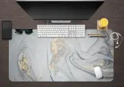 3D Silver Quicksand 228 Texture Non-slip Office Desk Mouse Mat Keyboard Game