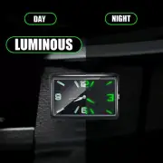 Car Interior Mini Luminous Stick-On Clock Quartz Analog Clock Watch Decoration (for: Audi)