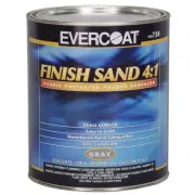 Evercoat Finish Sand 4:1 Polyester Primer (2K) - Gray, Gal, Made in USA #ME-738