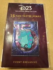 2024 D23 15th Anniversary DEC TWDC Disney Monsters Inc. Sully Pin LE 300