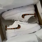 NIKE AIR FORCE 1 PIXEL 女款 白色 豹紋 解構 小白鞋 慢跑鞋 CV8481-100