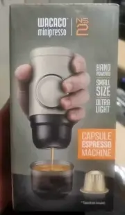 Minipresso NS2, Portable Espresso Maker, Compatible NS Capsules New