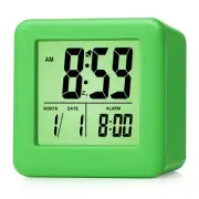 Digital Alarm Clock Kids with Snooze and Nightlight Easy Setting Silicone Clock