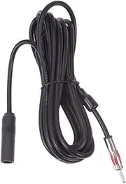 Generic 4.5m Car Truck Player Antenna Adapter Male to Female Converter Cable Black Truck Player Antenna Adapter Cable