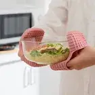 1pc Microwave Glove Portable Widely Use Thick Heat-resistant Oven Glove Silicone