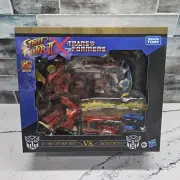 Transformers x Street Fighter II Mash-Up Hot Rod [Ken] vs. Arcee [Chun-Li] 2-Pk
