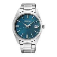 在飛比找PChome24h購物優惠-【SEIKO】精工 SUR525P1 簡約三針 日期顯示 藍